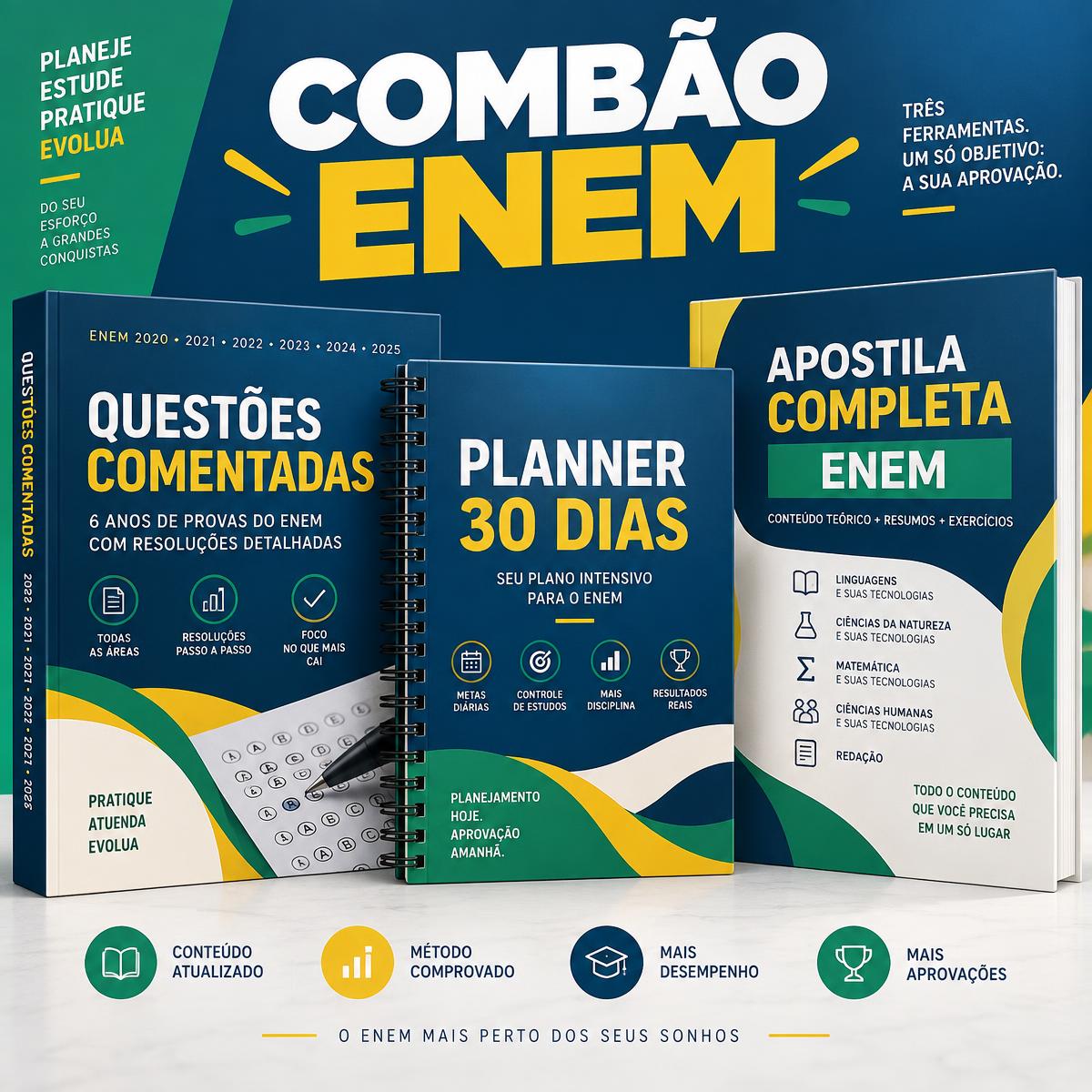 Combão: Todos os Produtos para Passar no ENEM